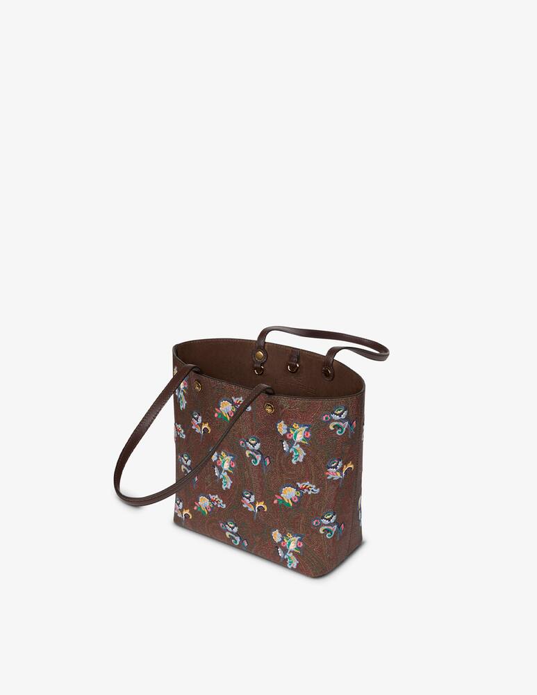 rinascente ETRO Borsa shopping piccola Etro Essential in Arnica ricamata