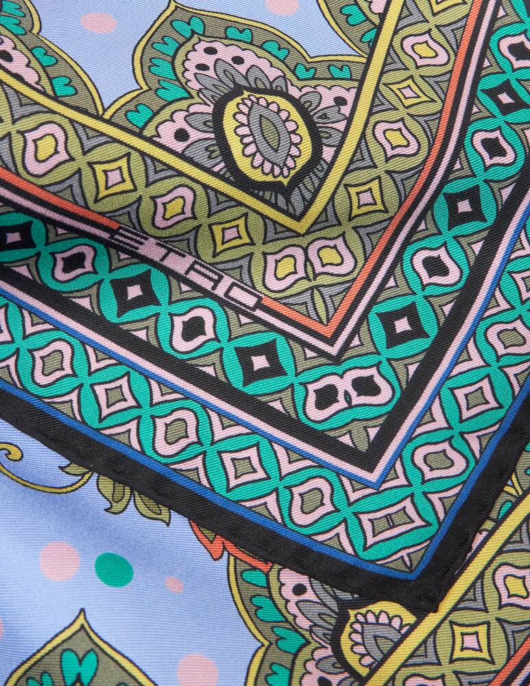 rinascente ETRO Foulard in seta con paisley ramage