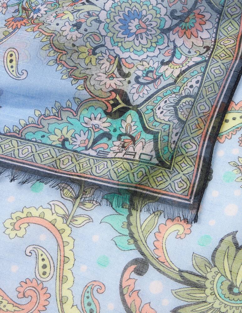 rinascente ETRO Sciarpa in misto seta ramage