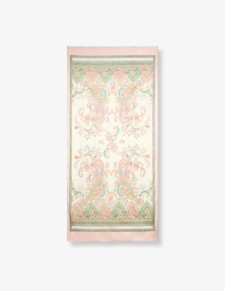ETRO Sciarpa sfrangiata ramage - immagine 1