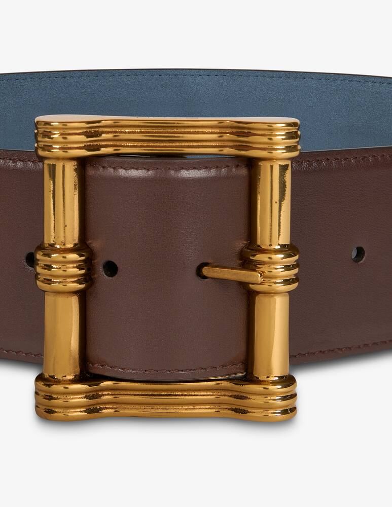 rinascente ETRO Reversible leather maxi belt