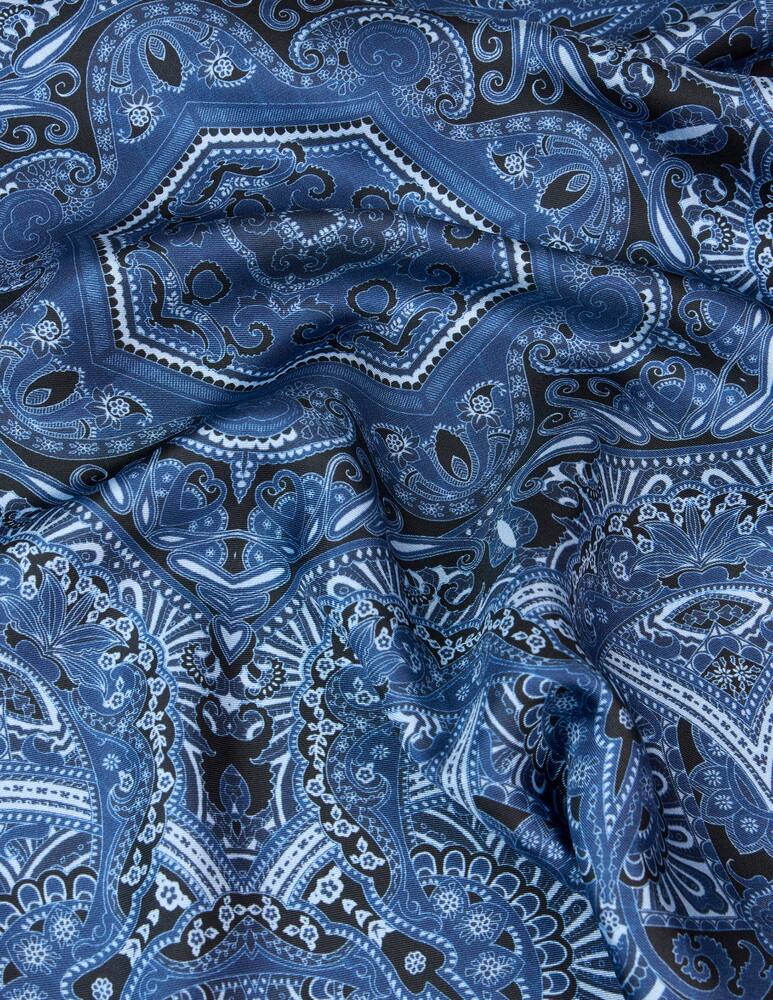 rinascente ETRO Foulard in seta con motivo geometrico