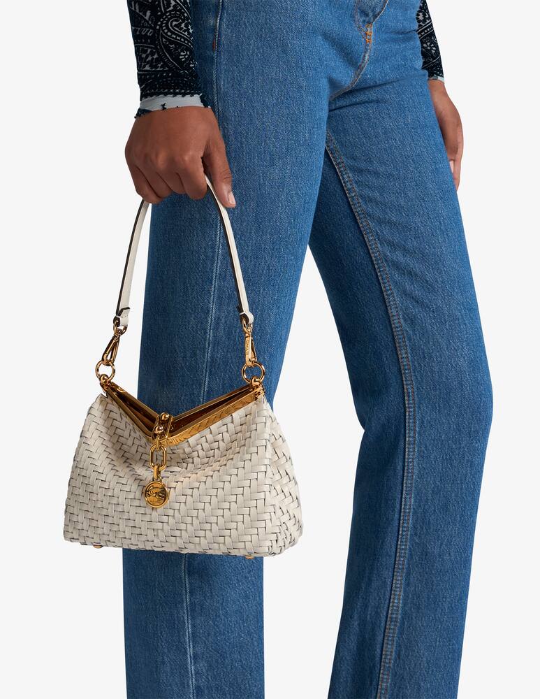 rinascente ETRO Vela woven leather bag
