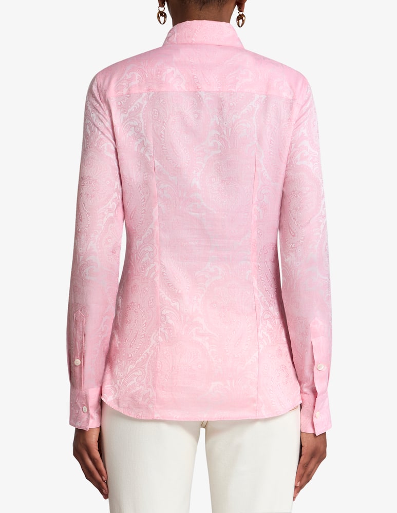 ETRO Figure-Hugging paisley jacquard shirt - picture 2 ETRO Figure-Hugging paisley jacquard shirt - picture 2