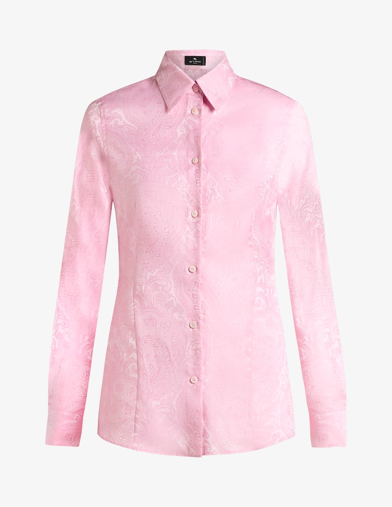 ETRO Figure-Hugging paisley jacquard shirt - picture 4 ETRO Figure-Hugging paisley jacquard shirt - picture 4