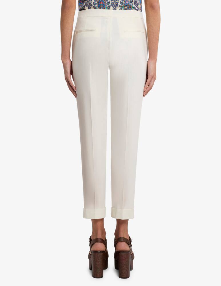 rinascente ETRO Pantaloni cropped in cotone stretch