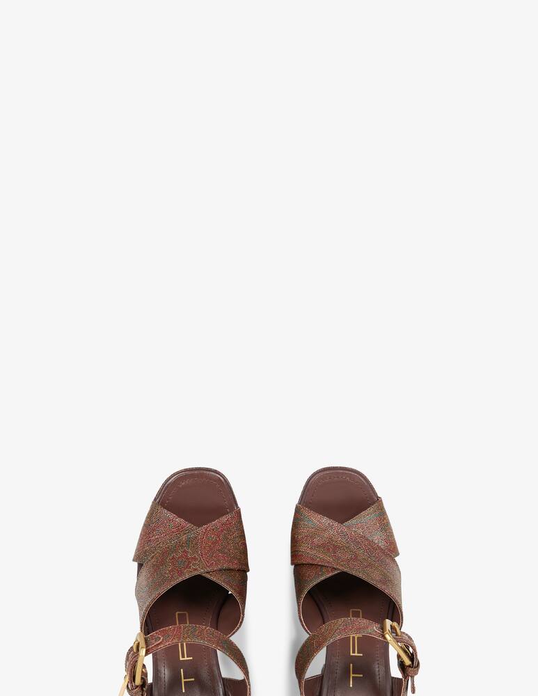 rinascente ETRO Paisley platform sandals