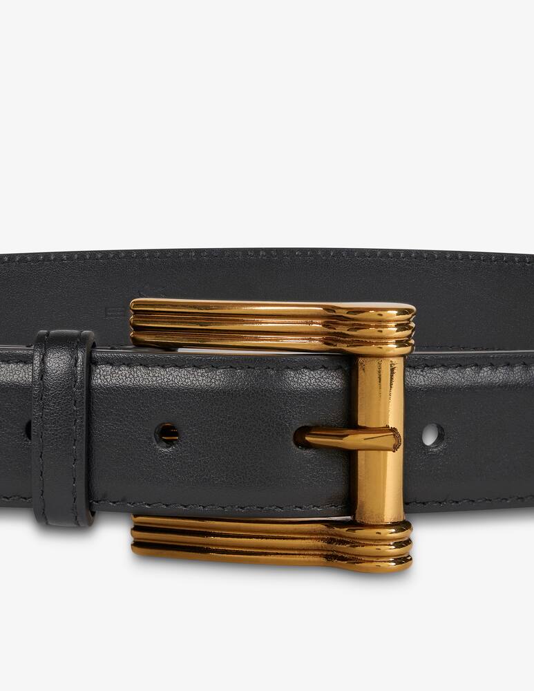 rinascente ETRO Plain-Coloured leather belt