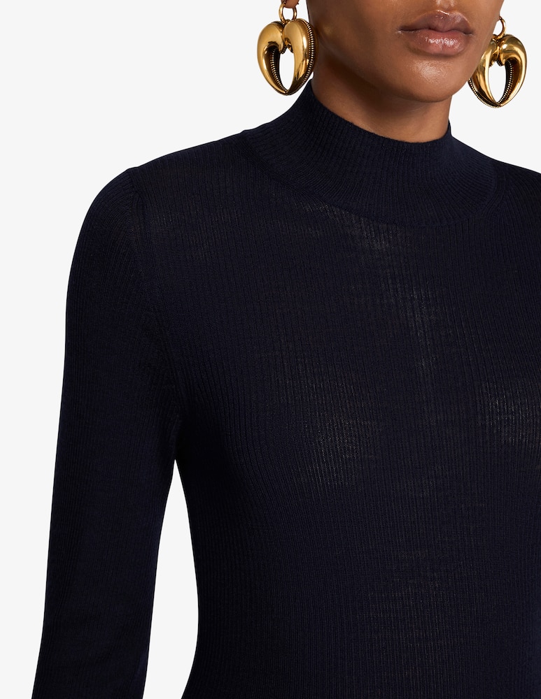 ETRO Wool jacquard turtleneck sweater - picture 3 ETRO Wool jacquard turtleneck sweater - picture 3