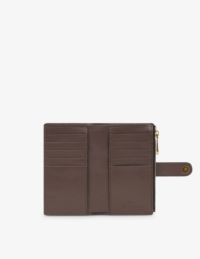 rinascente ETRO Leather wallet with strap