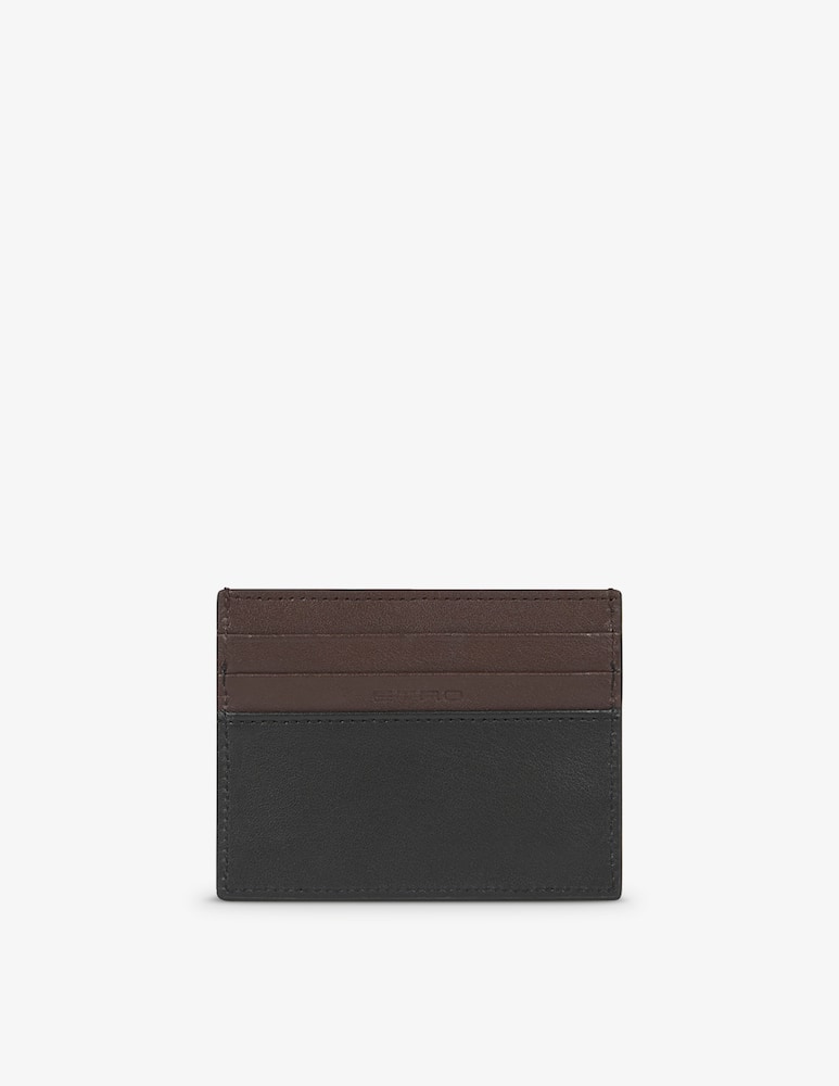 ETRO Two-Tone leather card holder - picture 2 ETRO Two-Tone leather card holder - picture 2