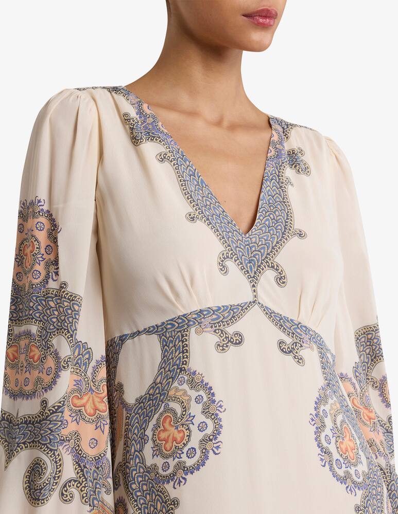 rinascente ETRO Year of snake midi dress