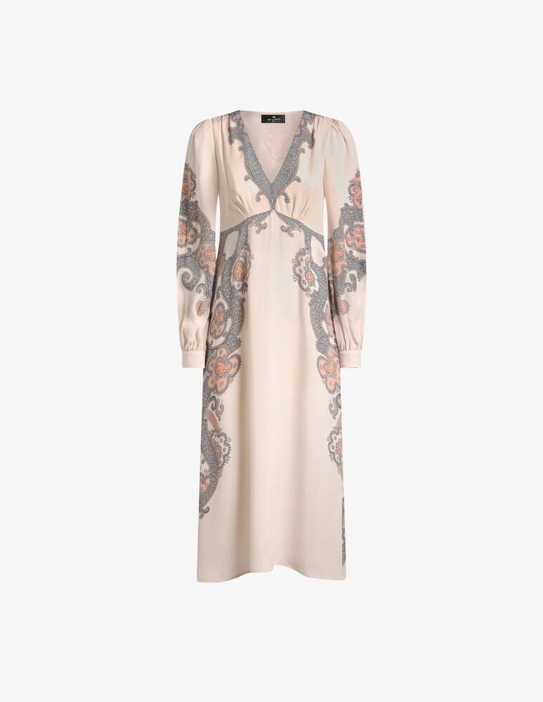 rinascente ETRO Year of snake midi dress