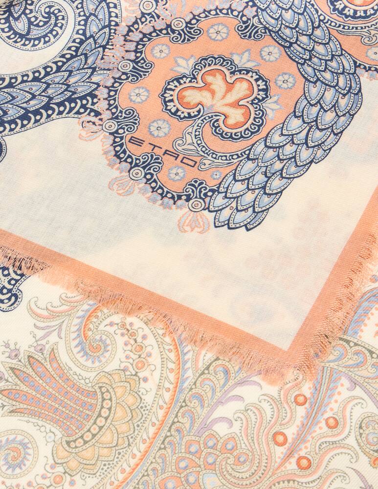 ETRO Sciarpa in lana misto seta year of snake - immagine 3 ETRO Sciarpa in lana misto seta year of snake - immagine 3