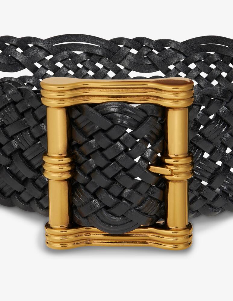rinascente ETRO Cintura maxi in pelle intrecciata