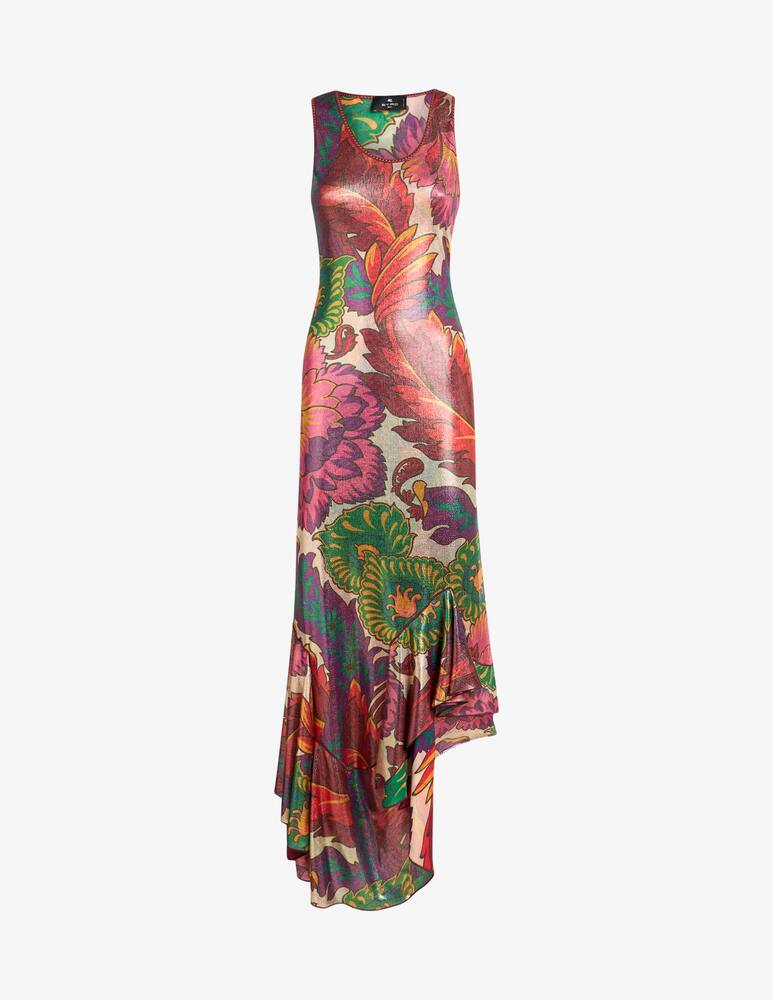 rinascente ETRO Laminated jersey dress with maxi floral print