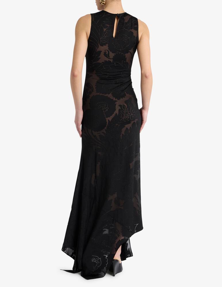 rinascente ETRO Sleeveless dress in burnout stretch jersey
