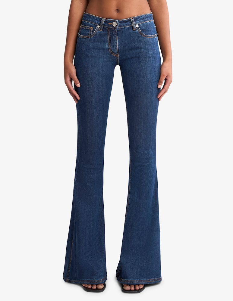 ETRO Jeans flare con logo ricamato sul retro - immagine 1 ETRO Jeans flare con logo ricamato sul retro - immagine 1