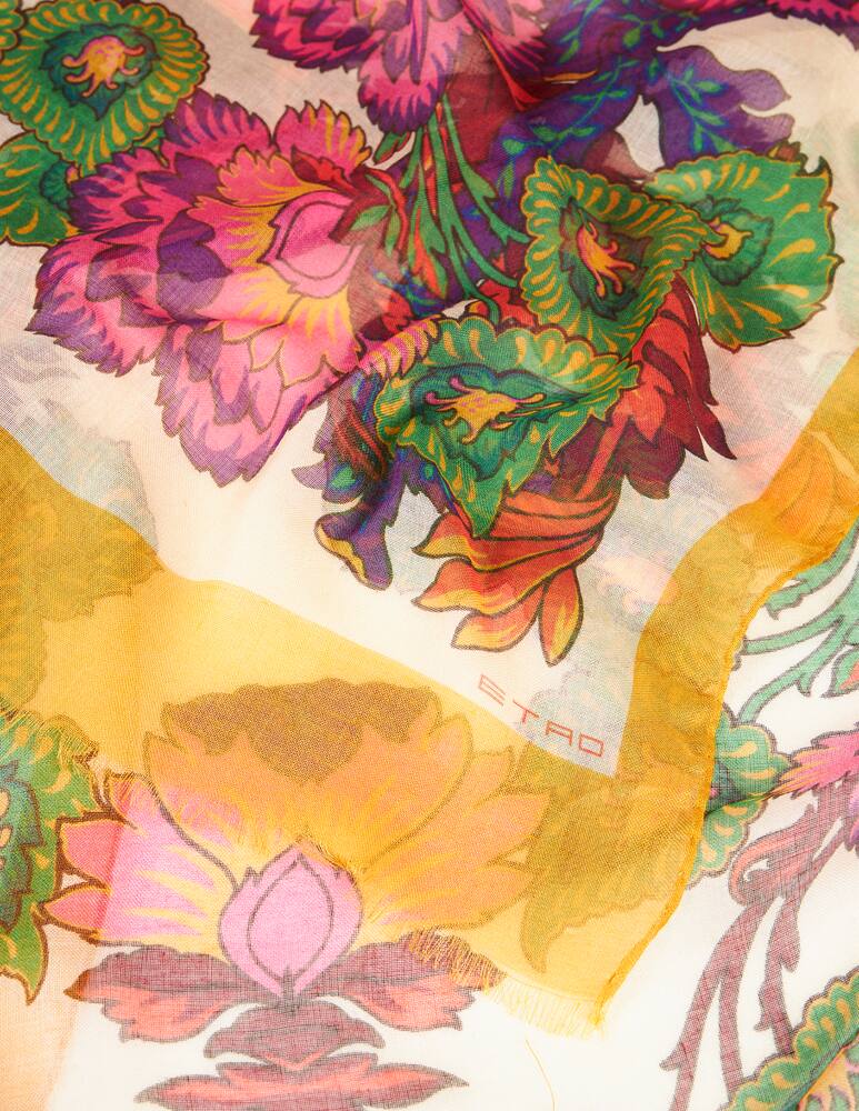 rinascente ETRO Sciarpa in twill floreale