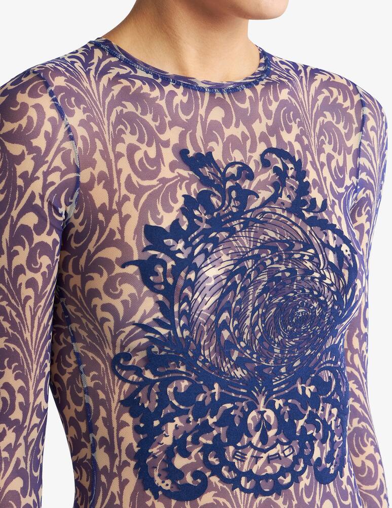 rinascente ETRO Maglia in tulle con stampa conchiglia