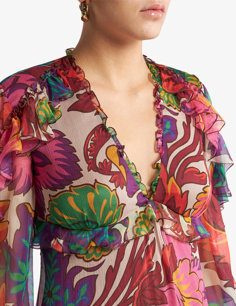 rinascente ETRO Mini dress with maxi floral print
