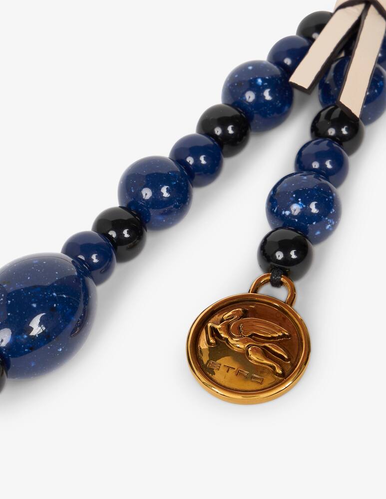 rinascente ETRO Charm con biglie e medaglietta pegaso