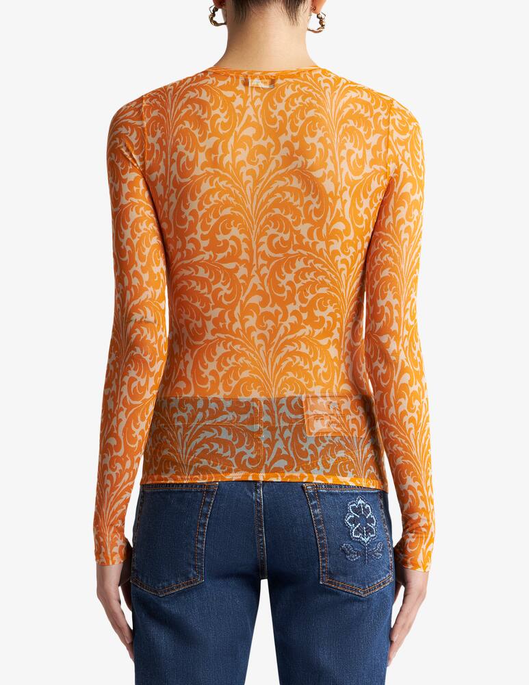 rinascente ETRO Maglia in tulle con stampa conchiglia