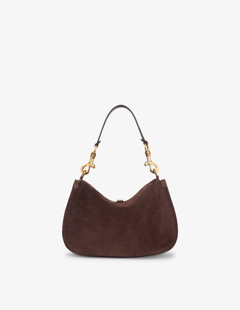 rinascente ETRO Medium suede Pony bag