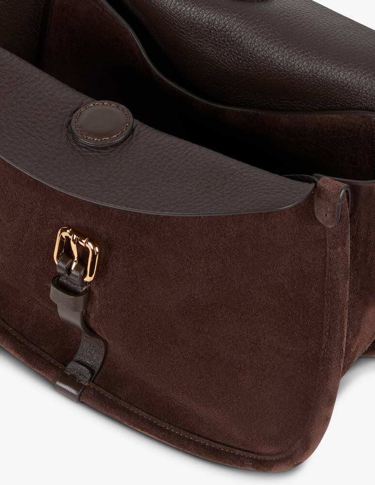 rinascente ETRO Medium suede Pony bag