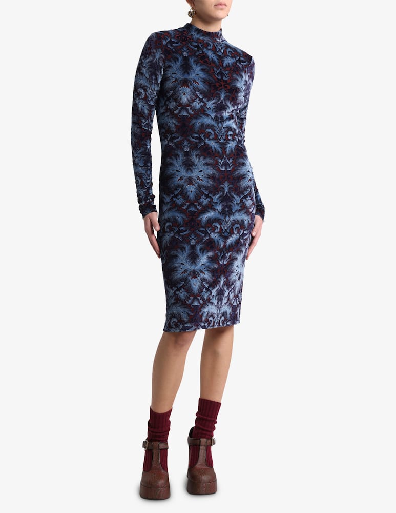 rinascente ETRO Chenille jacquard dress