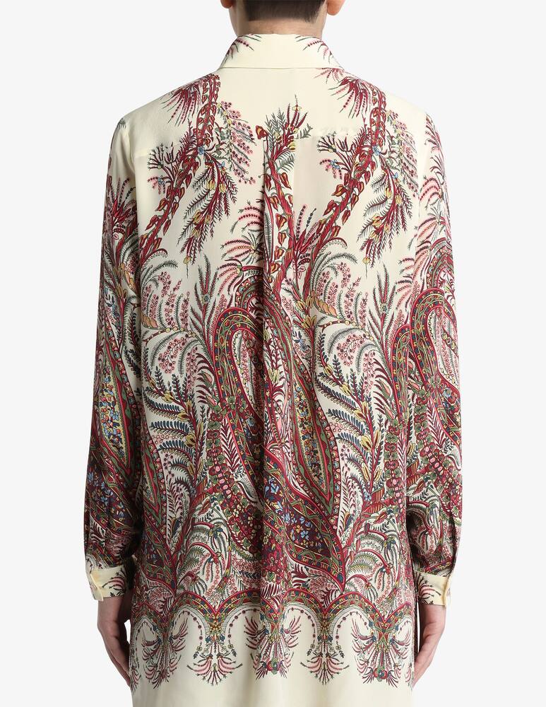 rinascente ETRO Silk shirt with placed print