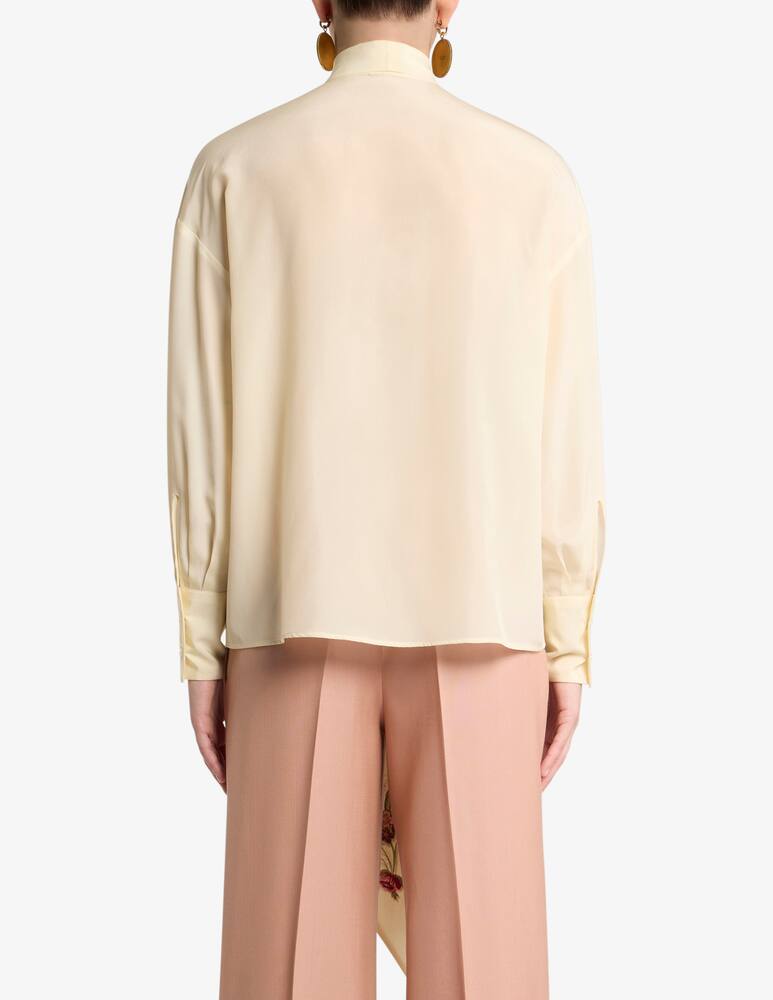 rinascente ETRO Blusa in seta con stampa piazzata