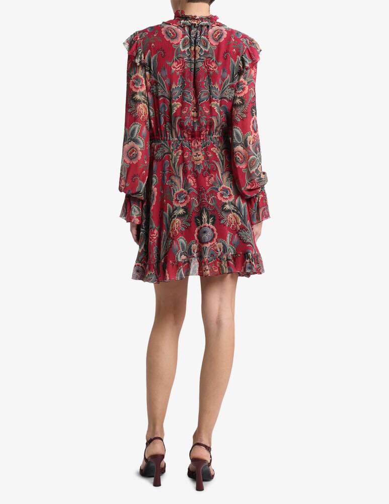 rinascente ETRO Silk-Blend mini dress with print