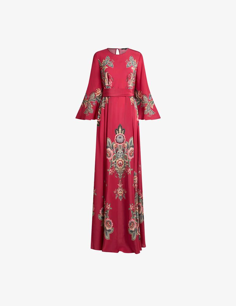 rinascente ETRO Abito lungo in seta con stampa