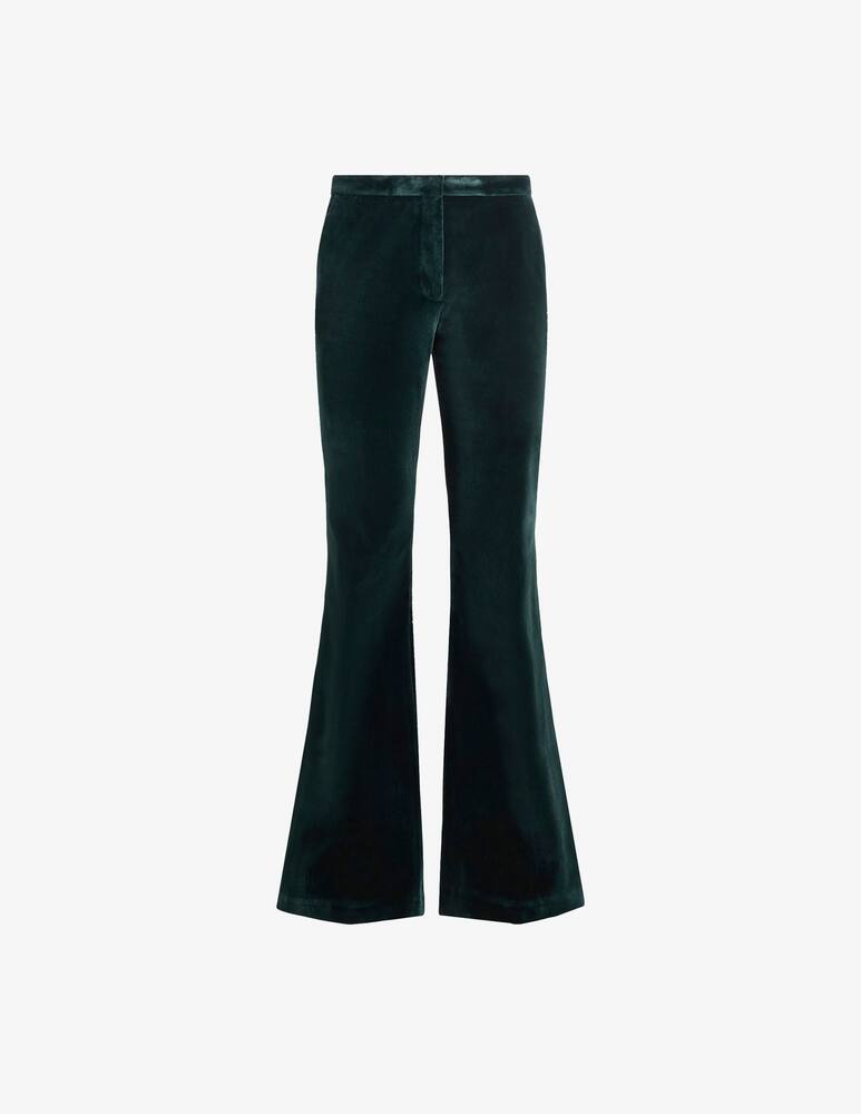 rinascente ETRO Flared stretch cotton velvet trousers