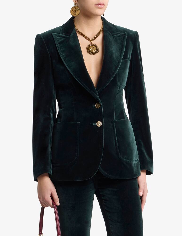 rinascente ETRO Stretch velvet jacket