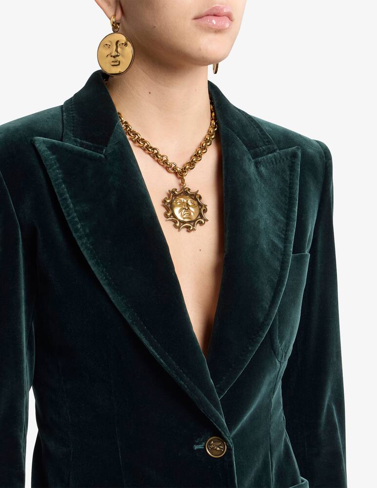 rinascente ETRO Stretch velvet jacket