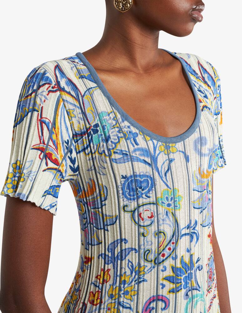 rinascente ETRO Abito a costine con stampa