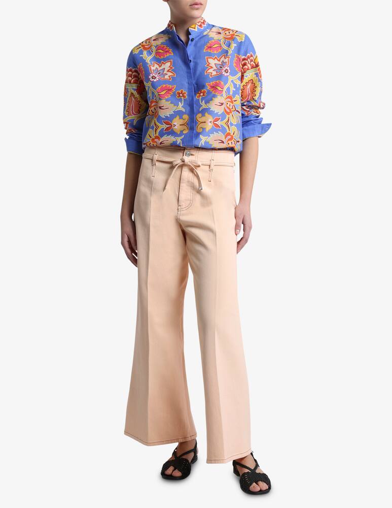 rinascente ETRO Cotton and silk shirt with print