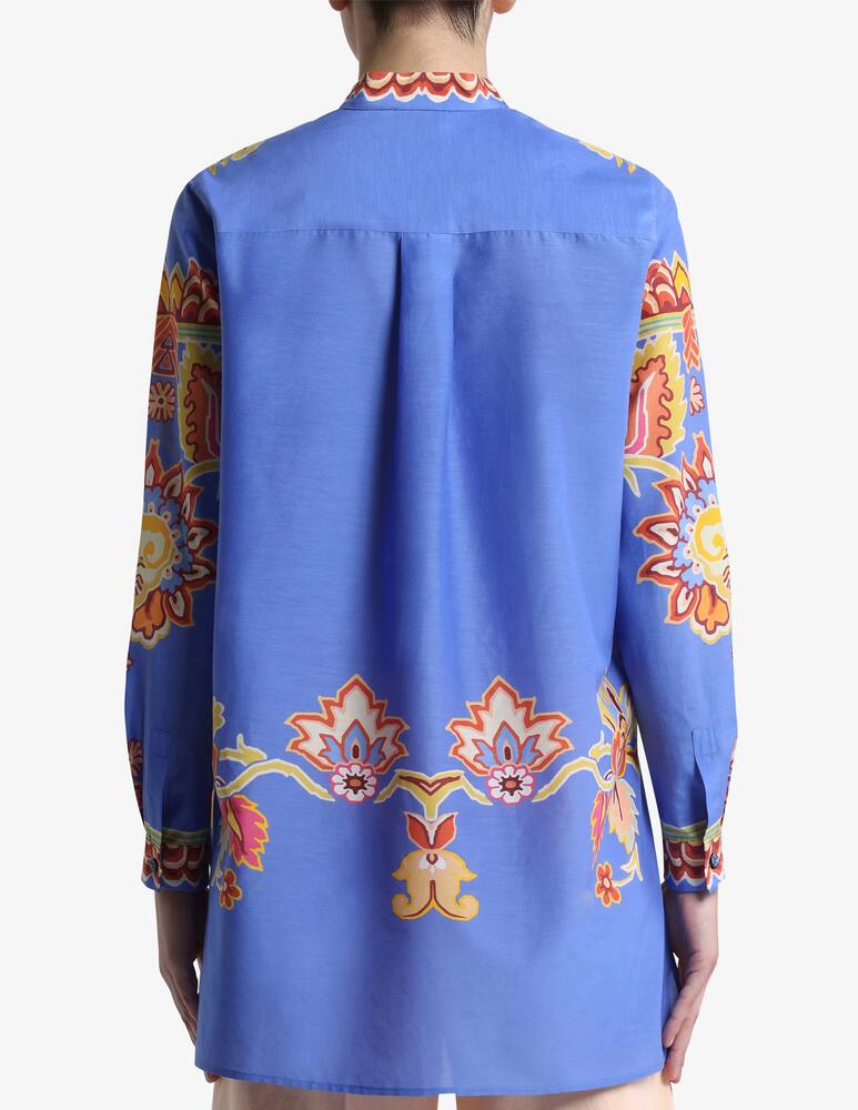 rinascente ETRO Cotton and silk shirt with print