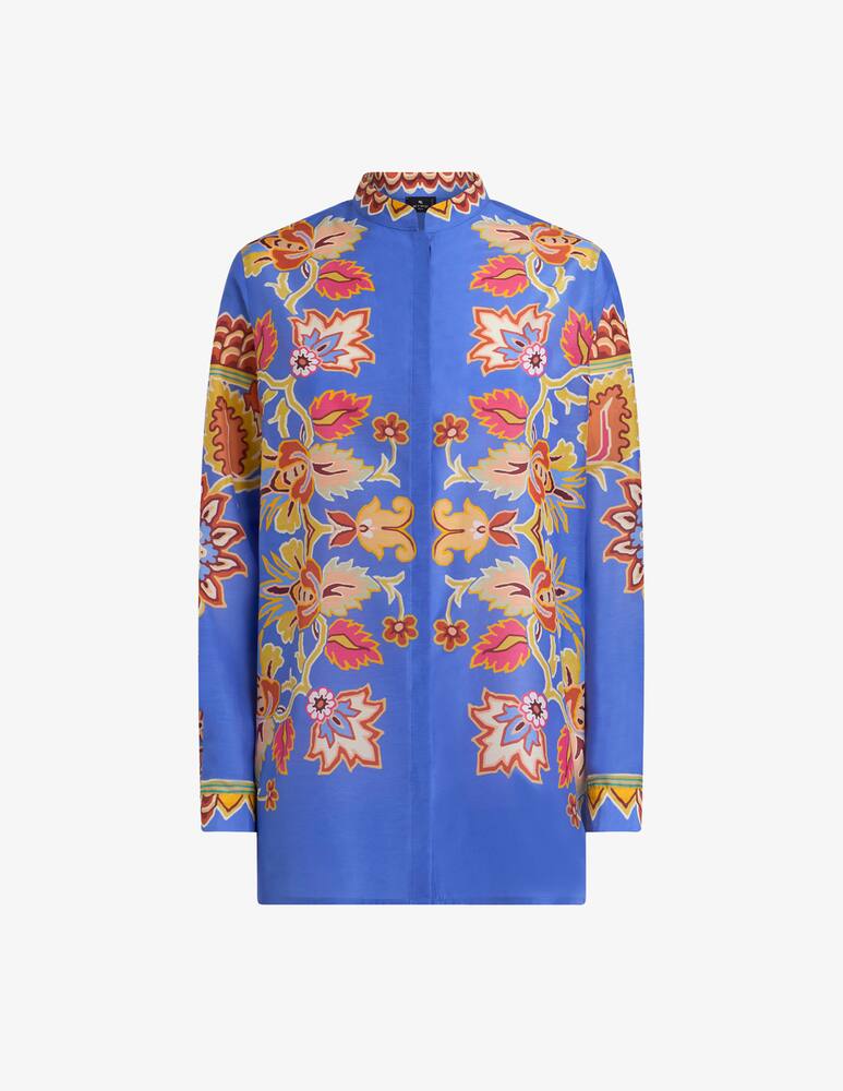 rinascente ETRO Cotton and silk shirt with print