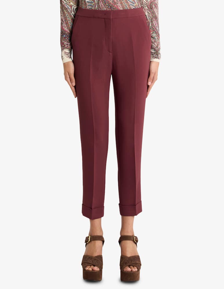 rinascente ETRO Cady cigarette trousers