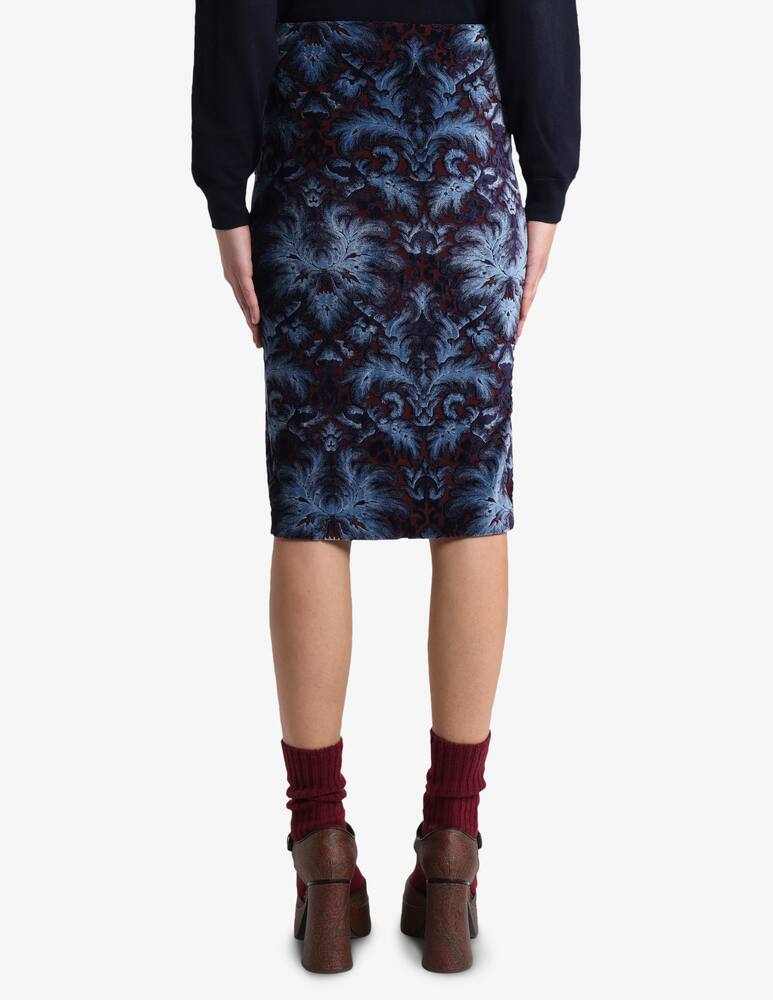 rinascente ETRO Chenille jacquard skirt