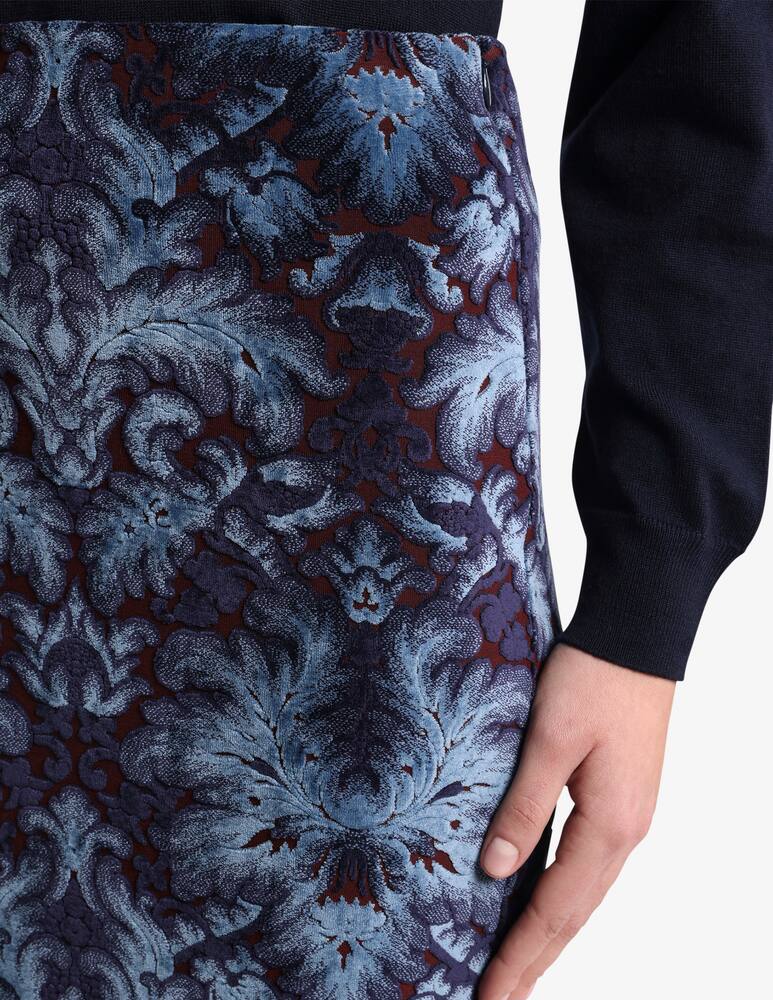 rinascente ETRO Chenille jacquard skirt