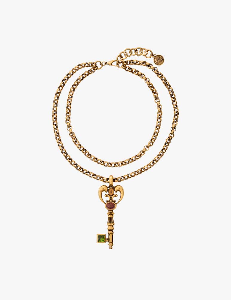 rinascente ETRO Necklace with key pendant