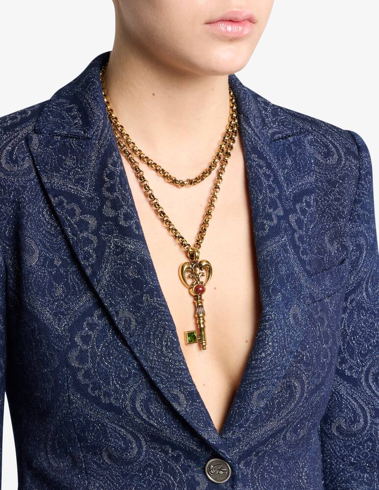 rinascente ETRO Necklace with key pendant