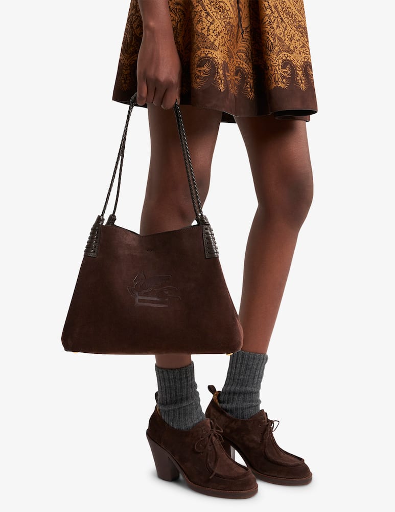 ETRO Small Libra tote bag in suede - picture 2 ETRO Small Libra tote bag in suede - picture 2