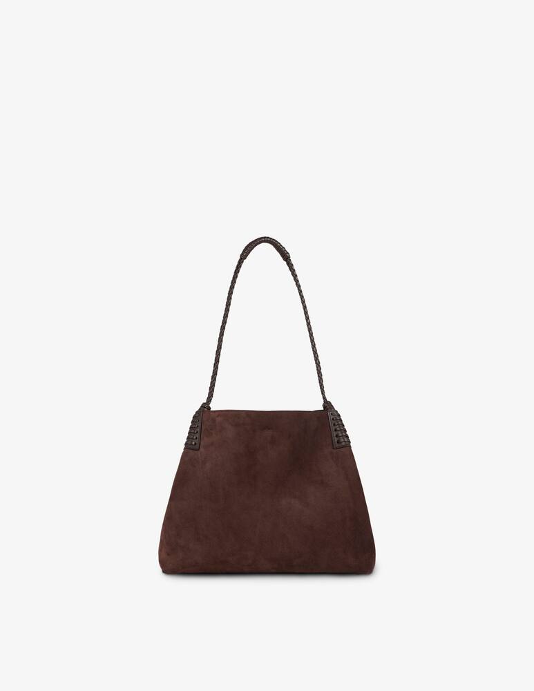 rinascente ETRO Small Libra tote bag in suede