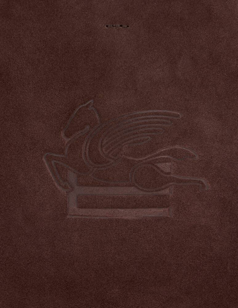 rinascente ETRO Small Libra tote bag in suede