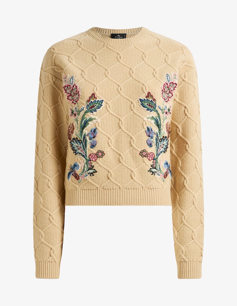 ETRO Maglione in lana e cashmere con ricamo - immagine 5 ETRO Maglione in lana e cashmere con ricamo - immagine 5